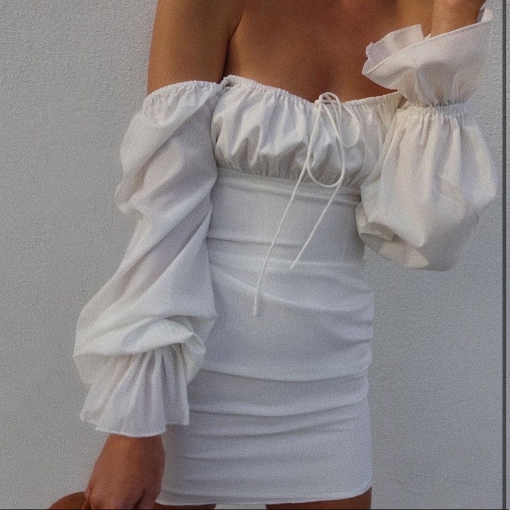 WITH JEAN EMI DRESS IN WHITE